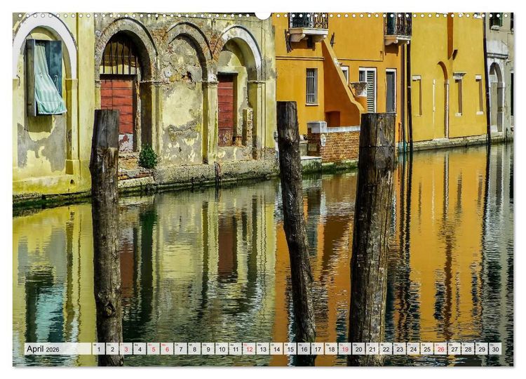 Produktbild: Chioggia - Venedigs kleine Schwester (hochwertiger Premium Wandkalender 2026 DIN A2 quer), Kunstdruck in Hochglanz