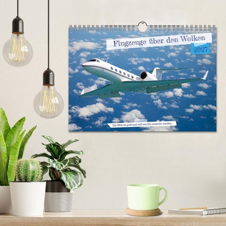 Produktbild: Flugzeuge &uuml;ber den Wolken (Wandkalender 2027 DIN A4 quer), CALVENDO Monatskalender