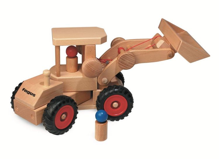 Produktbild: Fagus 10.47 - Radlader, Bagger, Holzspielzeug