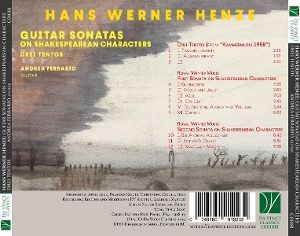Produktbild: Guitar Sonatas on Shakesperean Characters-Drei Ten