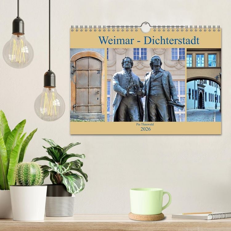 Produktbild: Weimar - Dichterstadt (Wandkalender 2026 DIN A4 quer), CALVENDO Monatskalender