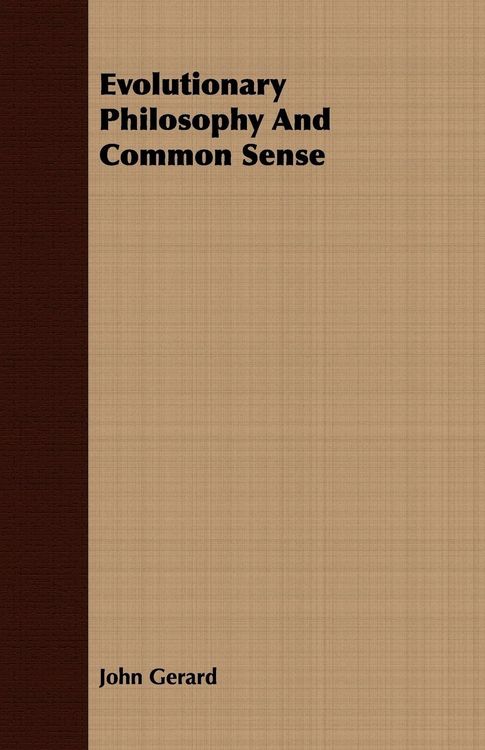 Produktbild: Evolutionary Philosophy and Common Sense