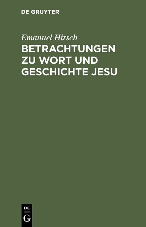 Produktbild: Betrachtungen zu Wort und Geschichte Jesu
