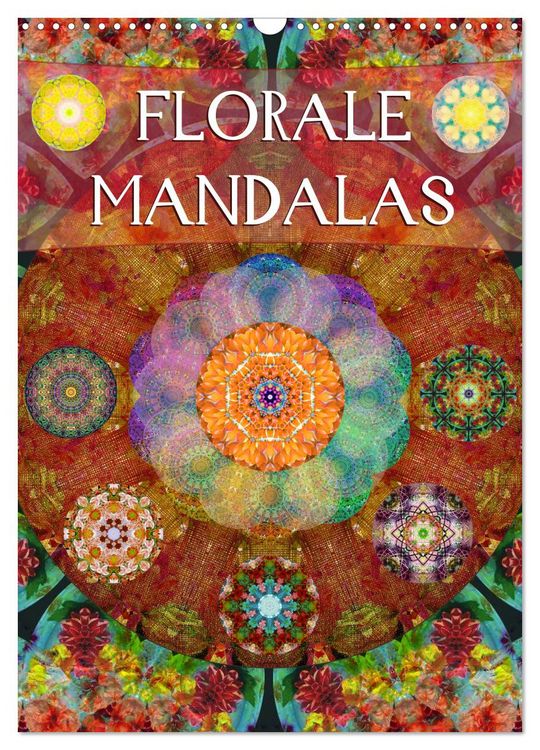 Produktbild: FLORALE MANDALAS (Wandkalender 2026 DIN A3 hoch), CALVENDO Monatskalender