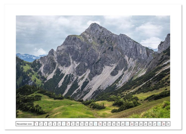 Produktbild: Tiroler Hochtal (Wandkalender 2026 DIN A4 quer), CALVENDO Monatskalender