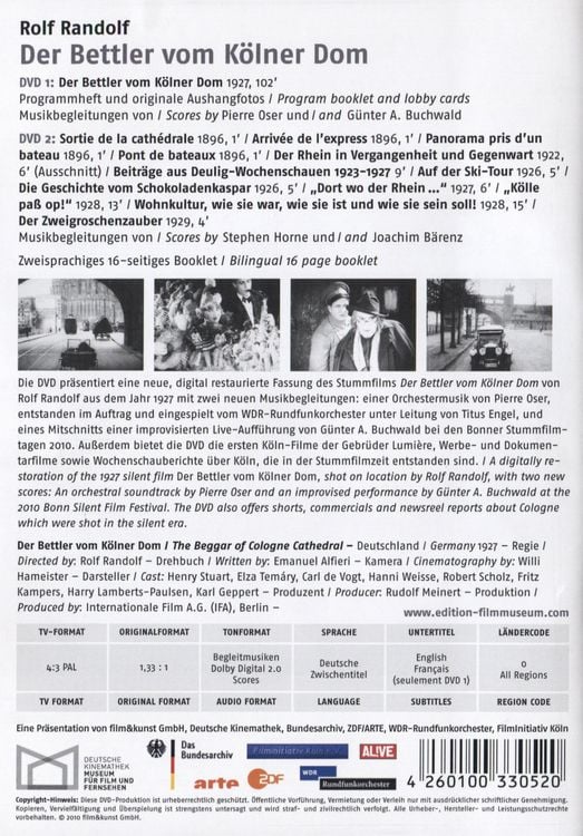 Produktbild: Der Bettler vom K&ouml;lner Dom (OmU)