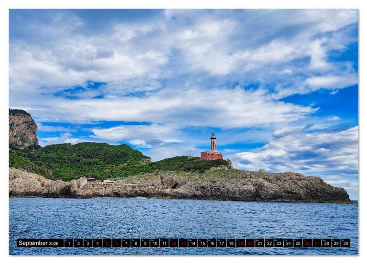 Produktbild: Faszinierendes Capri (hochwertiger Premium Wandkalender 2026 DIN A2 quer), Kunstdruck in Hochglanz