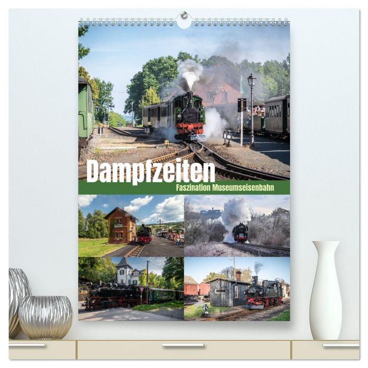 Produktbild: Dampfzeiten (hochwertiger Premium Wandkalender 2026 DIN A2 hoch), Kunstdruck in Hochglanz