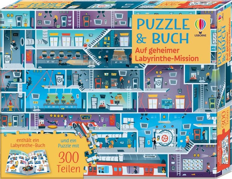Bild vom Artikel Puzzle & Buch: Auf geheimer Labyrinthe-Mission vom Autor Kate Nolan