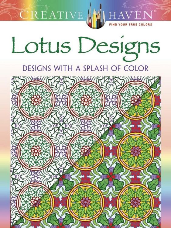 Produktbild: Hutchinson, A: Creative Haven Lotus: Designs with a Splash o