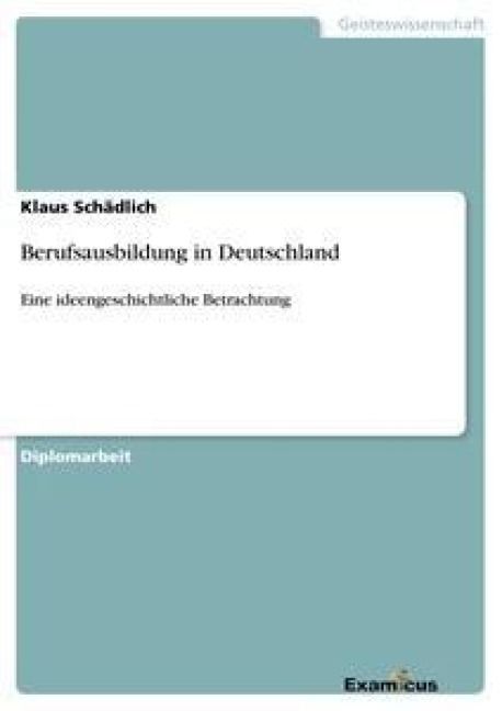 Produktbild: Berufsausbildung in Deutschland