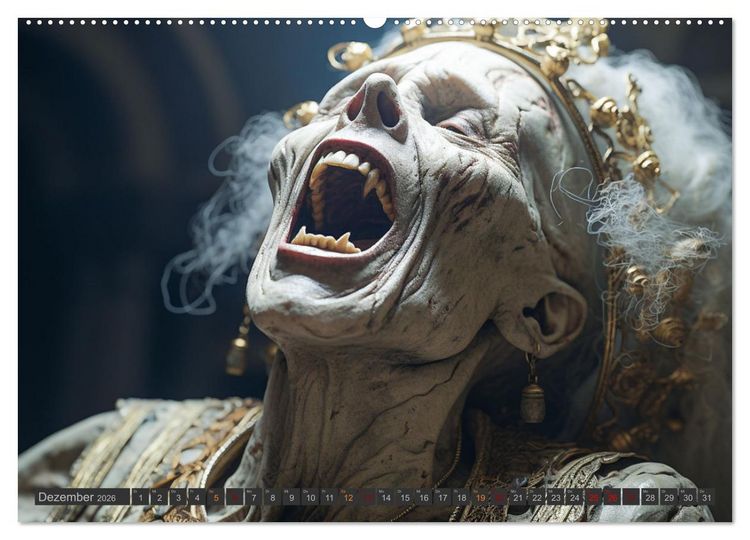 Produktbild: Vampire - Kreaturen der Nacht (Wandkalender 2026 DIN A2 quer), CALVENDO Monatskalender