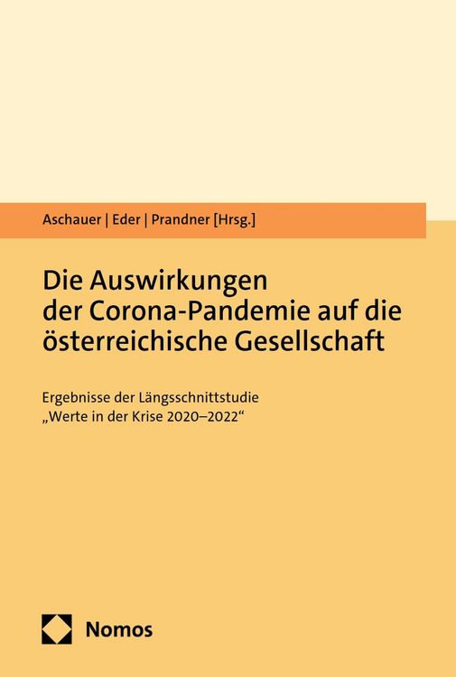 Produktbild: Die Auswirkungen der Corona-Pandemie auf die &ouml;sterreichische Gesellschaft