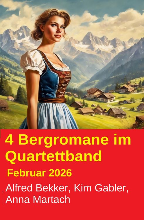 Produktbild: 4 Bergromane im Quartettband Februar 2026