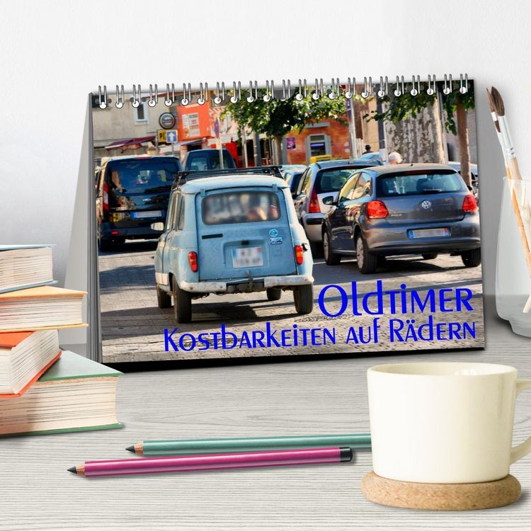 Produktbild: Oldtimer - Kostbarkeiten auf R&auml;dern (Tischkalender 2026 DIN A5 quer), CALVENDO Monatskalender