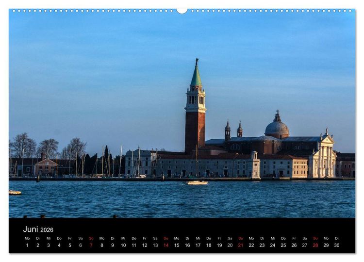 Produktbild: Venedig - la Serenissima (Wandkalender 2026 DIN A2 quer), CALVENDO Monatskalender