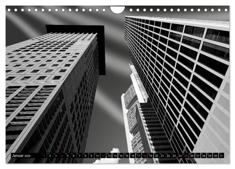 Produktbild: Faszination Frankfurter Architektur (Wandkalender 2026 DIN A4 quer), CALVENDO Monatskalender