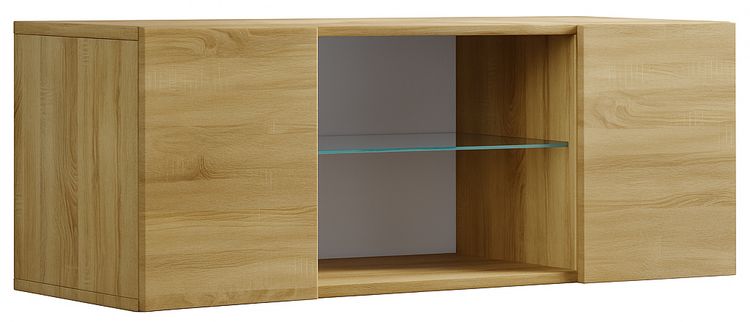 Produktbild: Holz TV Wand H&auml;nge Lowboard Fernsehschrank Jusa 95