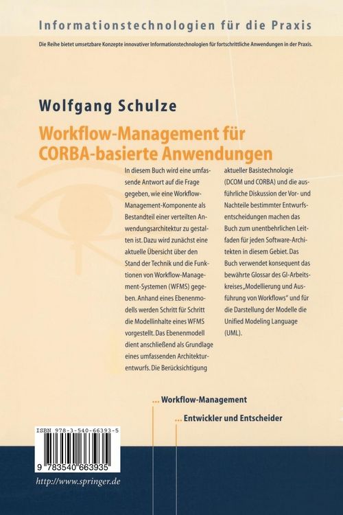 Produktbild: Workflow-Management f&uuml;r COBRA-basierte Anwendungen