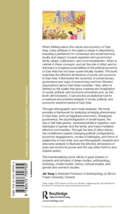 Produktbild: The Political Economy of Affect and Emotion in East Asia