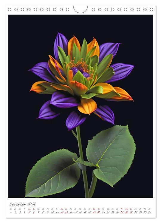 Produktbild: Flora Fantastica (Wandkalender 2026 DIN A4 hoch), CALVENDO Monatskalender