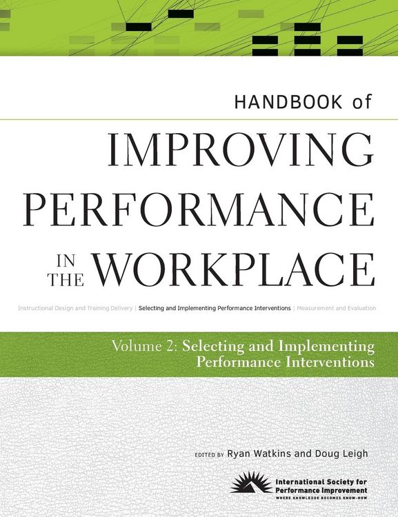 Produktbild: Handbook of Improving Performance in the Workplace