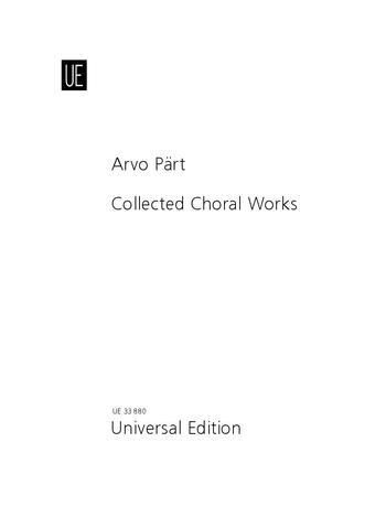 Produktbild: P&auml;rt, A: Collected Choral Works