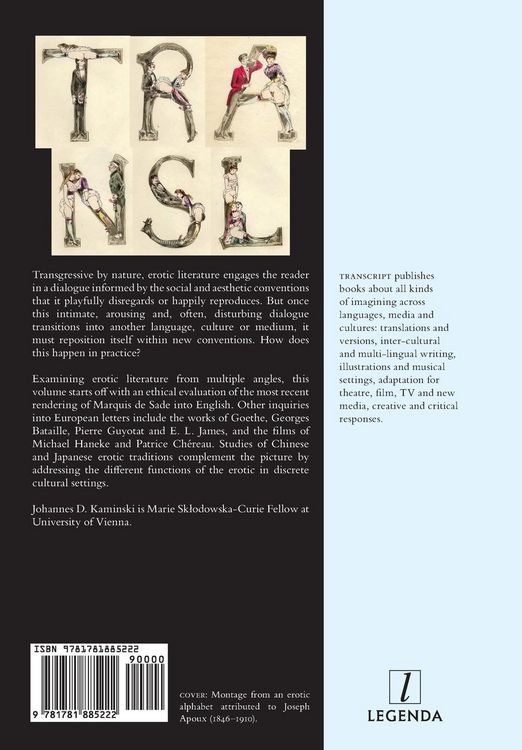Produktbild: Erotic Literature in Adaptation and Translation