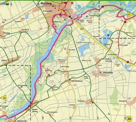Produktbild: Publicpress Leporello Radtourenkarte Isarradweg, Vom Ursprung bis zur M&uuml;ndung 1:50.000