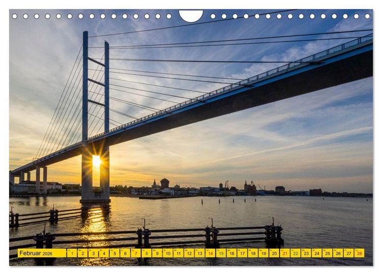Produktbild: Br&uuml;cken im deutschsprachigen Raum (Wandkalender 2026 DIN A4 quer), CALVENDO Monatskalender