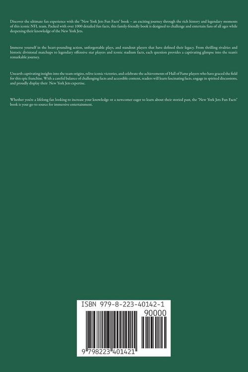 Produktbild: New York Jets Fun Facts