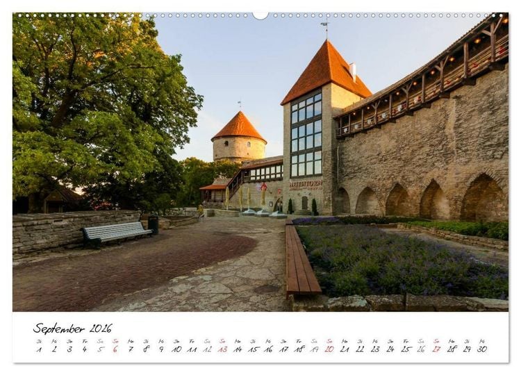 Produktbild: Tallinn Altstadt (hochwertiger Premium Wandkalender 2026 DIN A2 quer), Kunstdruck in Hochglanz