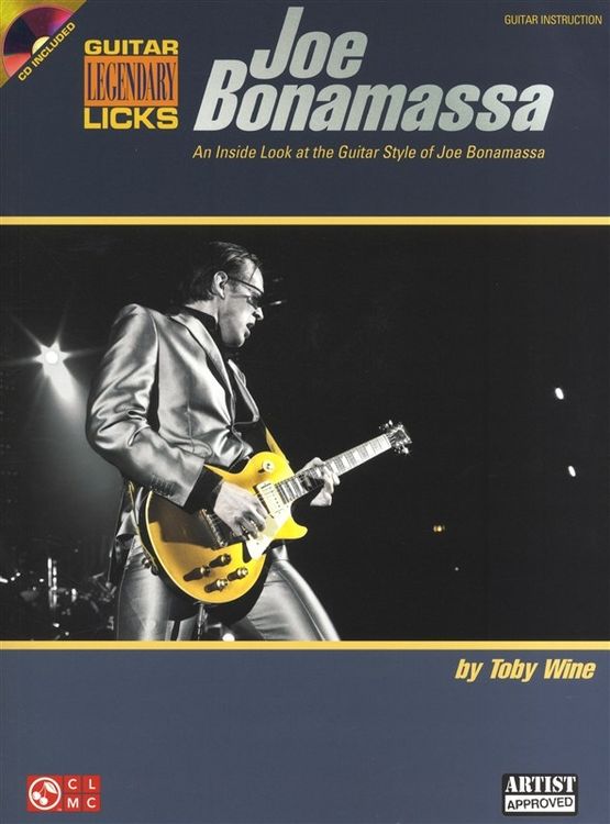 Produktbild: Joe Bonamassa Legendary Licks - An Inside Look at the Guitar Style of Joe Bonamassa (Book/Online Audio)