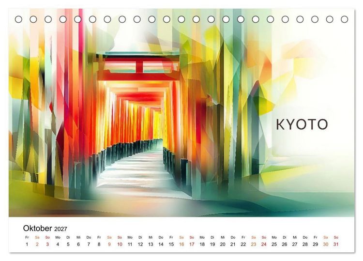Produktbild: St&auml;dte der Welt - Premium Edition (Tischkalender 2027 DIN A5 quer), CALVENDO Monatskalender