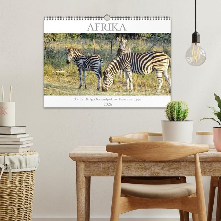 Produktbild: Afrika - Tiere im Kr&uuml;ger Nationalpark (Wandkalender 2026 DIN A3 quer), CALVENDO Monatskalender