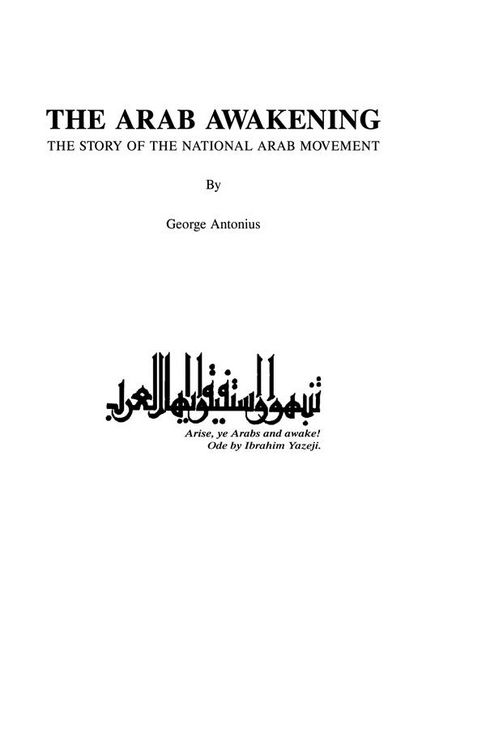 Produktbild: The Arab Awakening