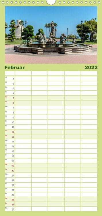 Produktbild: Familienplaner Andalusien - die Wiege vieler spanischer Traditione (Wandkalender 2022 , 21 cm x 45 cm, hoch)
