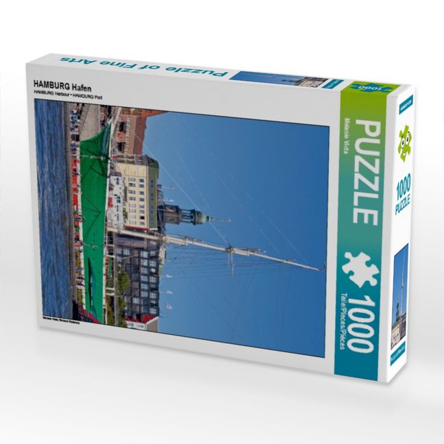 Produktbild: CALVENDO Puzzle HAMBURG Hafen | 1000 Teile Lege-Gr&ouml;&szlig;e 64x48cm Foto-Puzzle f&uuml;r gl&uuml;ckliche Stunden