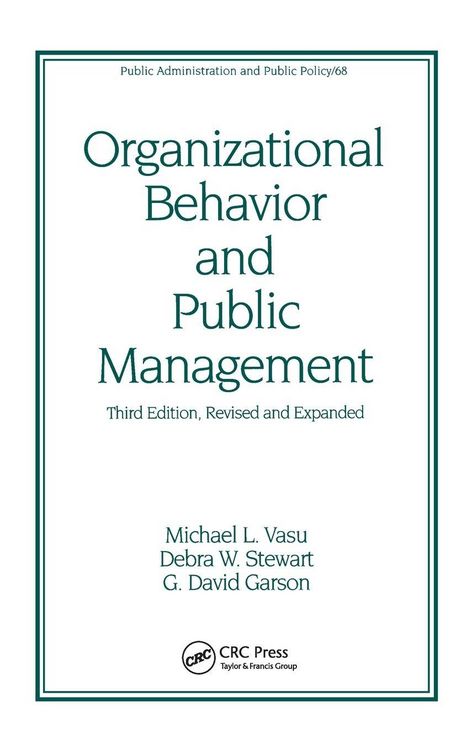 Produktbild: Organizational Behavior and Public Management, Revised and Expanded