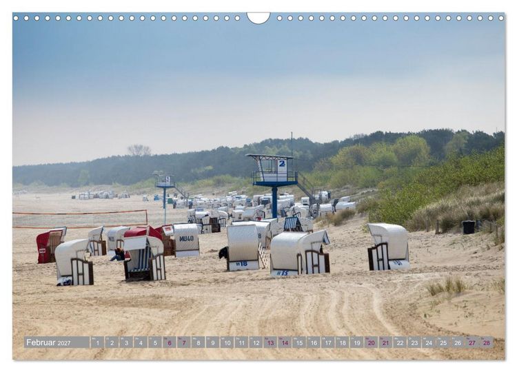 Produktbild: Usedom - Perle an der Ostsee (Wandkalender 2027 DIN A3 quer), CALVENDO Monatskalender