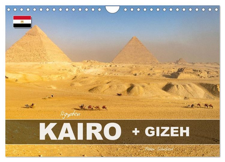 Produktbild: &Auml;gypten - Kairo + Gizeh (Wandkalender 2027 DIN A4 quer), CALVENDO Monatskalender