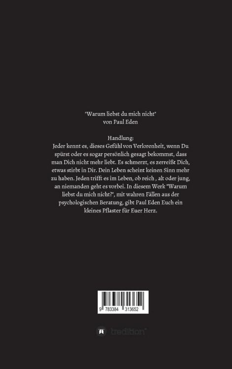 Produktbild: Warum liebst du mich nicht