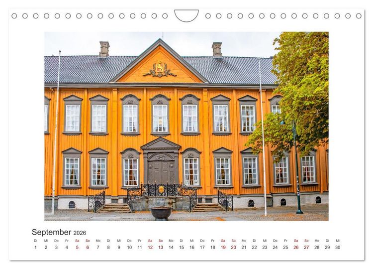 Produktbild: Norwegens K&uuml;stenst&auml;dte (Wandkalender 2026 DIN A4 quer), CALVENDO Monatskalender