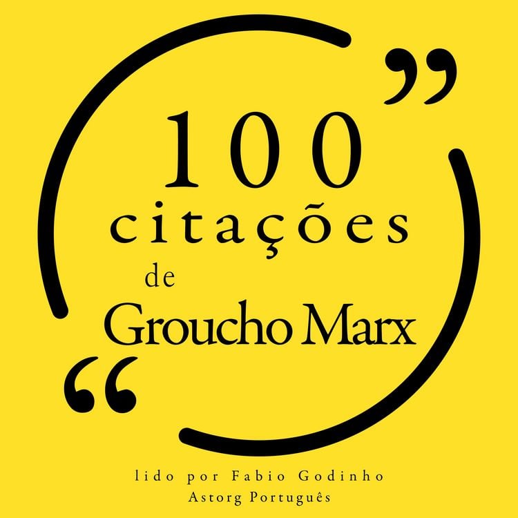 Produktbild: 100 cita&ccedil;&otilde;es de Groucho Marx
