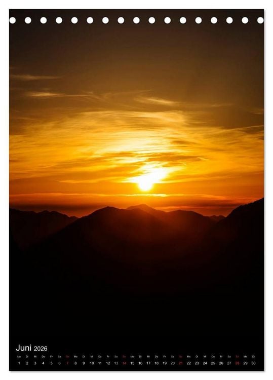 Produktbild: Bergblicke - Mittenwald (Tischkalender 2026 DIN A5 hoch), CALVENDO Monatskalender