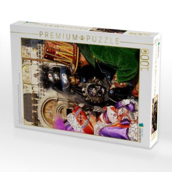 Produktbild: CALVENDO Puzzle Ein Motiv aus dem Kalender Masken der Sehnsucht - Karneval in Venedig | 1000 Teile Lege-Gr&ouml;&szlig;e 64x48cm Foto-Puzzle f&uuml;r gl&uuml;ckliche Stunden