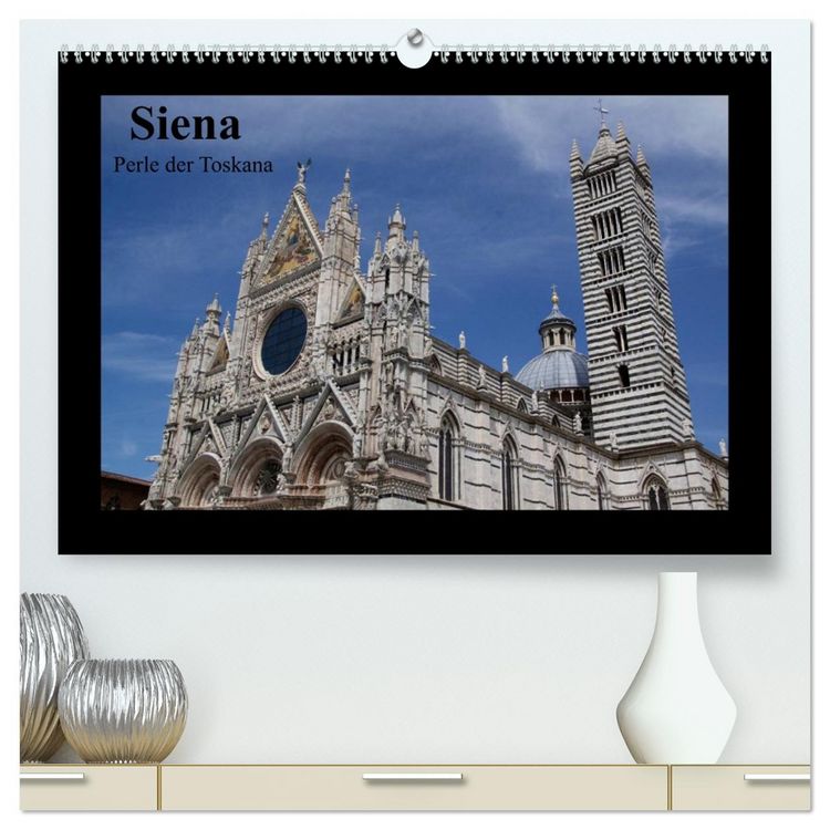 Produktbild: Siena, Perle der Toskana (hochwertiger Premium Wandkalender 2026 DIN A2 quer), Kunstdruck in Hochglanz