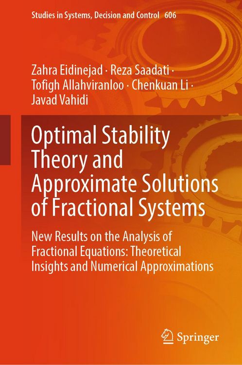Produktbild: Optimal Stability Theory and Approximate Solutions of Fractional Systems