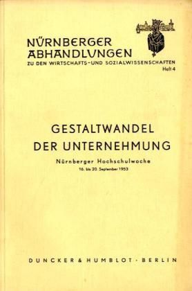 Produktbild: Gestaltwandel der Unternehmung