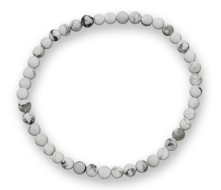 Produktbild: Howlith Edelsteinarmband 3-4mm, J748-17